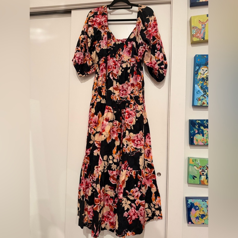 Anthropologie Blossom Maxi Dress